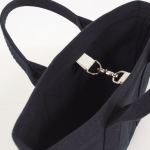 T03040_2　【トラック幌用の糸を使用】シンプル自立トート（ホワイト）　/国産4号帆布　　[B-tote2 S]