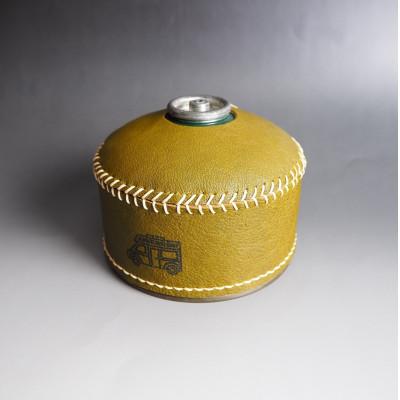 ふるさと納税 御坊市 心躍るリアルレザーの質感!　牛革OD缶カバー  OLIVE