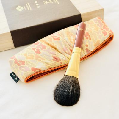 ふるさと納税 熊野町 熊野筆(輪島塗)×西陣織セット　熊野化粧筆ほうこどう |  | 03