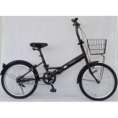 ふるさと納税 四日市市 オリタタミ自転車20型　バスケット付　ブラック