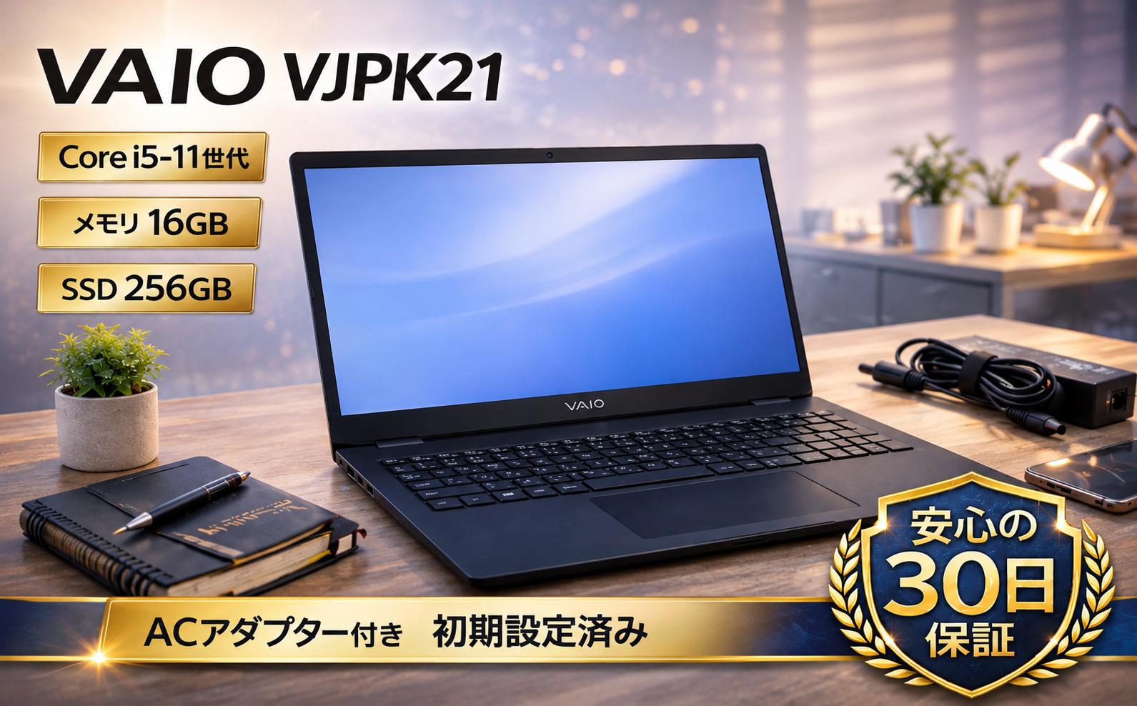 
                  【VAIO VJPK21】第11世代Core i5 / メモリ16GB / 256GB / フルHD ～初期設定済み～
 | vaio 再生 中古 ノート ノートパソコン パソコン PC pc  軽量 端末 本体 再生 エコリユース 14インチ 16GB 保証 安心 数量 限定 Windows11 自宅 人気 モデル 大容量 すぐ使える 簡単 限定 | 260ｰ03
                