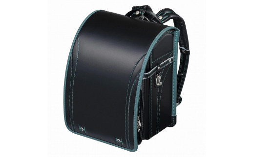 【クロ×グリーン＊背クロ】フィットちゃんランドセル　グッドボーイ安ピカッ楽ッション