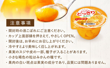 たらみのどっさり みかん 230g 18個セット / みかん ミカン ゼリー ぜりー フルーツゼリー 果実ゼリー 果物 フルーツ ふるーつ どっさり / 諫早市 / 株式会社たらみ[AHBR062]
