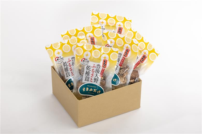 原木椎茸 どんこ椎茸 小袋セット 300g (50g×6袋) | うまみだけ 椎茸 しいたけ どんこ 干ししいたけ 九州 大分県 原木栽培 九州 送料無料
