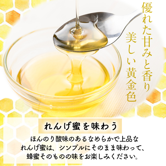 K-203-B 霧島産れんげ蜜(500g) ＜無添加 非加熱 着色料・保存料不使用＞ 純粋ハチミツ 100%天然【冨吉養蜂】