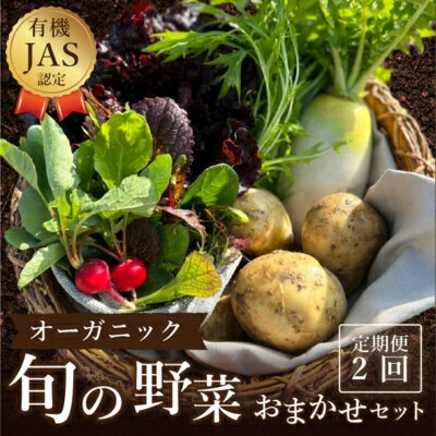 【ふるさと納税】 定期便 2回 野菜 おまかせセット 野菜 詰合せ やさい オーガニック サラダ 健康 美容 栄養 無添加 旬 産地直送 有機栽培 JAS 新鮮 お取り寄せ グルメ 冷蔵 送料無料 香川県 丸亀市