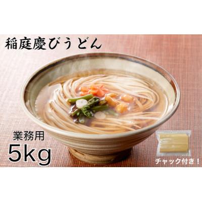 ふるさと納税 横手市 稲庭慶びうどん　業務用切落し5kg(1kg×5セット)