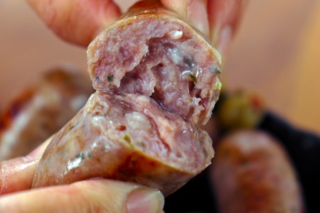 訳あり　元気豚 粗挽きハーブフランク 1.2kg【60g×10本入×2パック】_元気豚 粗挽き ハーブ フランク 訳あり_【配送不可地域：離島・沖縄県】 TAKB060