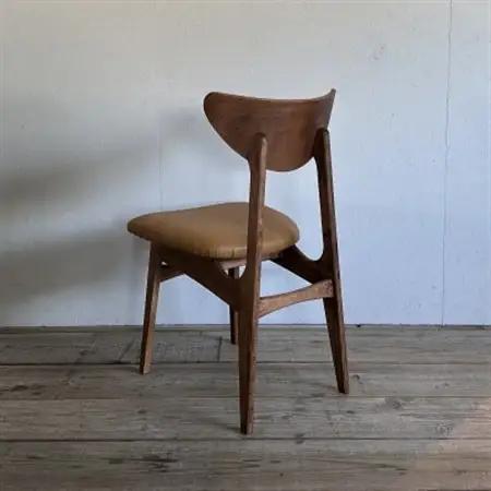 Karl Dining Chair ランド キャメル ダークブラウンフレーム【SWOF】_雑貨・日用品 椅子・チェア・ソファ 家具・インテリア _【1572543】