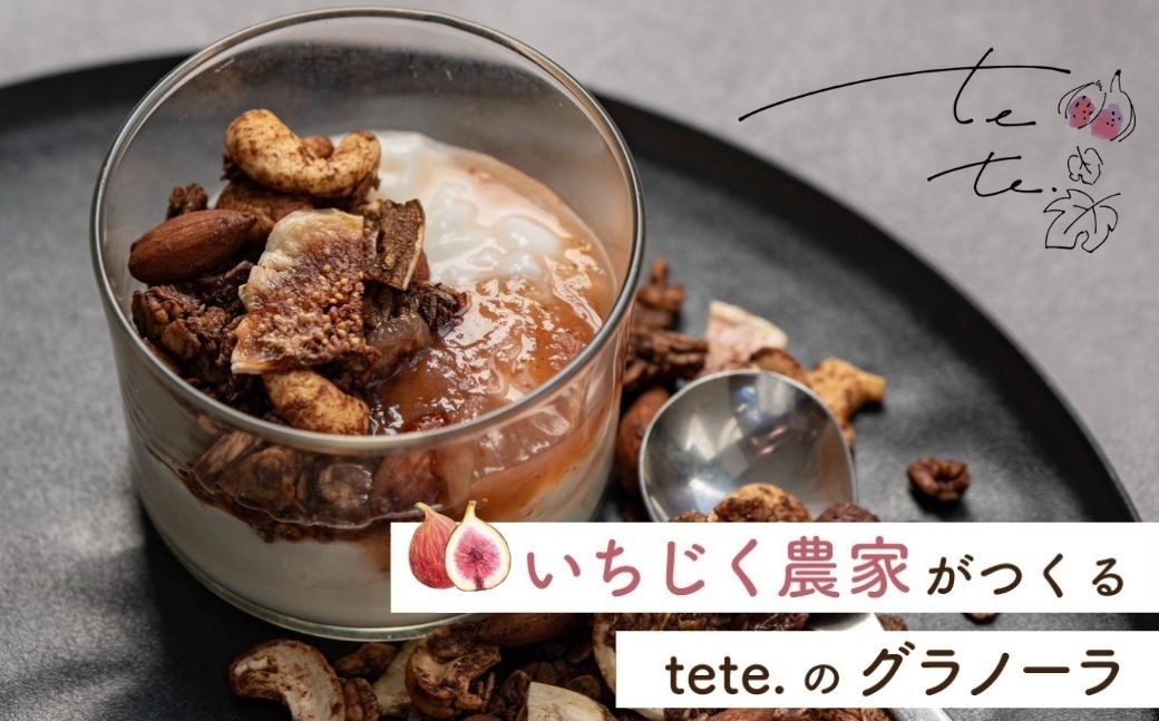 
                  内容量選べる tete.の グラノーラ | 無花果 イチジク 高級品 くだもの 果物 フルーツ ドライフルーツ 朝食 tete. [mt495] 
                