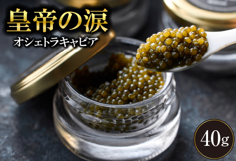 【純国産キャビア】オシェトラキャビア 40g 皇帝の涙 国産 チョウザメ 魚卵 宮崎県 小林市