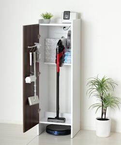 クリーナーグッズ収納 ブラウン