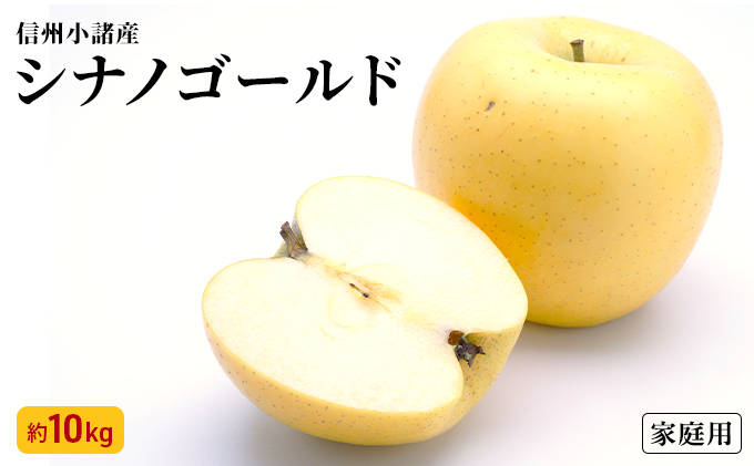シナノゴールド 家庭用 約10kg  長野県産 果物類 林檎 りんご リンゴ フルーツ 小諸市 