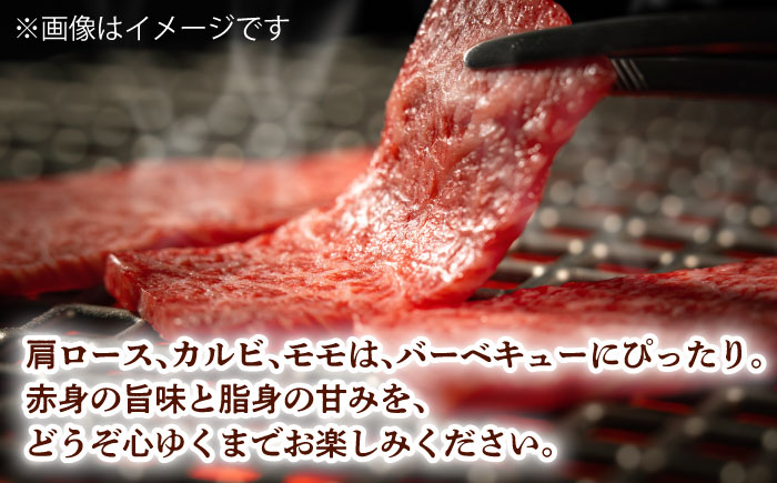 【第6回定期便】和牛 バーベキュー セット 肩ロース カルビ モモ 計600g (200g×3) 【夢ファームシュシュ】 [WF42] 肉 牛肉 ロース 焼肉 定期便