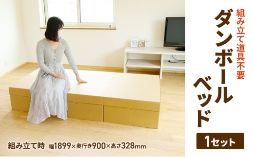 ダンボールベッド（段ボールベッド） 組み立て道具不要 コンパクト収納 災害用品 子供 お泊まり会 来客用