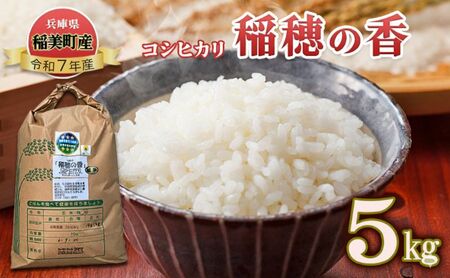 コシヒカリ 稲穂の香 精米 白米 兵庫県産 コシヒカリ【5kg】【令和7年産】