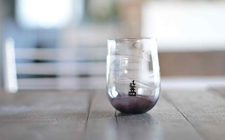 No.188 【吹きガラス作家 鈴木知子】horizon コウノトリの巣 ［グラス］