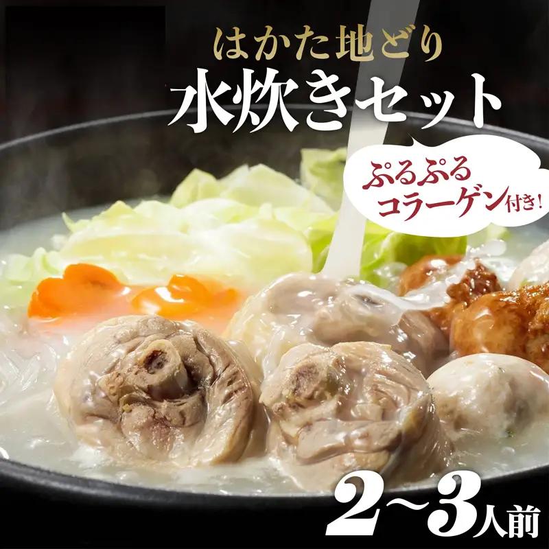 はかた地どり　美人水炊きセットA（2～3人前） 2L4