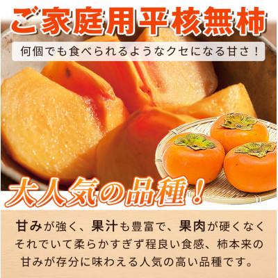 ふるさと納税 美浜町 【ご家庭用わけあり】和歌山秋の味覚　平核無柿(ひらたねなしがき)　約7.5kg【美浜町】 |  | 02