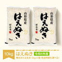 【ふるさと納税】 新米 米 10kg 5kg×2 はえぬき 精米 玄米 令和6年産 2024年産 山形県産 送料無料※沖縄・離島への配送不可