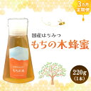 【ふるさと納税】【3か月定期便】みよしの蜂蜜(もちの木)220g×1本【はちみつ もちの木 国産 ミツバチ 甘み スッキリ コク トロトロ】B4-R063318