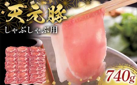 天元豚しゃぶしゃぶ用740g F2Y-6595