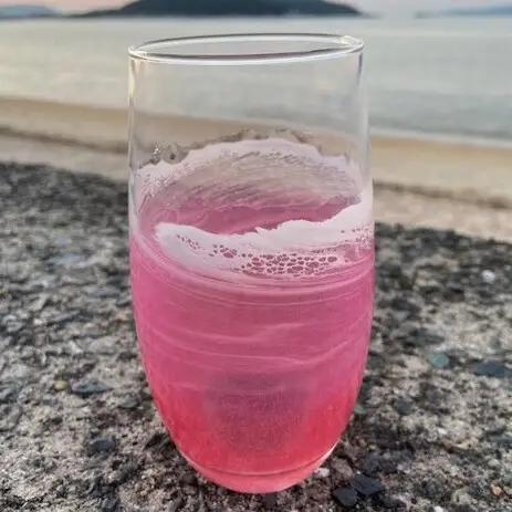【福岡市】オーシャングラス 1個 420ml【カラー選択可】 ピンク系
