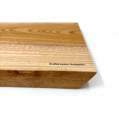 ふるさと納税 丹波市 ガラスのような木のお皿「一人膳 八寸」ケヤキ　Mサイズ　2枚セット |  | 02