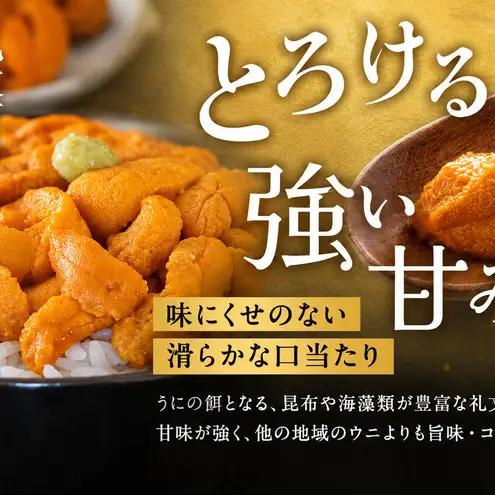 うに 礼文島産 生うに エゾバフンウニ うに【40g×4個】