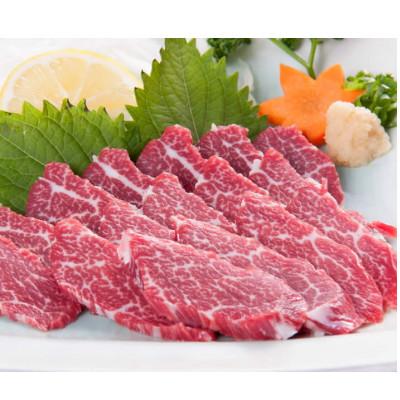 ふるさと納税 相良村 【毎月定期便】【熊本　と畜】馬刺し 貝の身(カイノミ)　300g(相良村)全3回