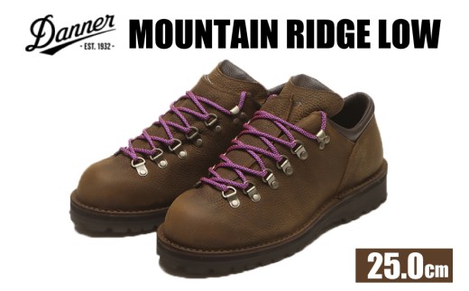 DANNER 紳士靴 マウントリッヂ ロー BROWN ブラウン【25.0cm】 [STUMPTOWN渋谷店 石川県 志賀町 sk17jkf70291-2] 靴 くつ レザー 革 軽量 ブラウン