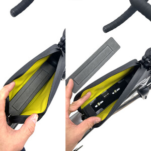 R250 防水トップチューブバッグ2  ハイブリッド レギュラー  グレー/ブラック