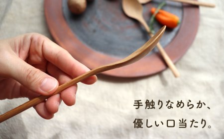 【ホワイトオーク】ディナースプーン5本セット 糸島市 / 家具工房 橙[AZF006]