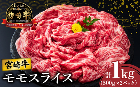 【令和7年1月配送】宮崎牛モモスライス(すき焼き用)計1kg 肉 牛 牛肉 焼肉 国産 _T009-004-701【人気  肉 ギフト 肉 食品 お肉 しゃぶしゃぶ  肉 贈り物  肉  お土産  肉 送料無料 肉 プレゼント 肉 国産豚  肉 ポーク  肉   BBQ 肉 都農町 肉 宮崎県産 肉 最新ランキング 肉 高級 肉】