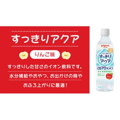 ふるさと納税 つくばみらい市 【ピジョン】すっきりアクア りんご 500ml×24本 ペットボトル飲料　 |  | 01