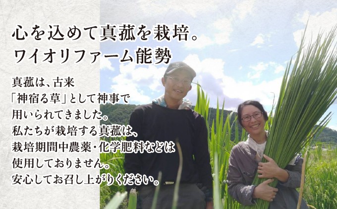 【ノンカフェイン】大阪のてっぺん能勢町の自然の中で育った真菰茶 真菰のお茶 (30g×2袋セット) | ワイオリファーム能勢