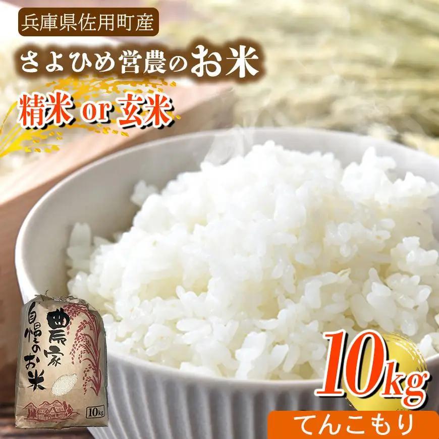 【兵庫県佐用町産】さよひめ営農のお米 10kg てんこもり/精米