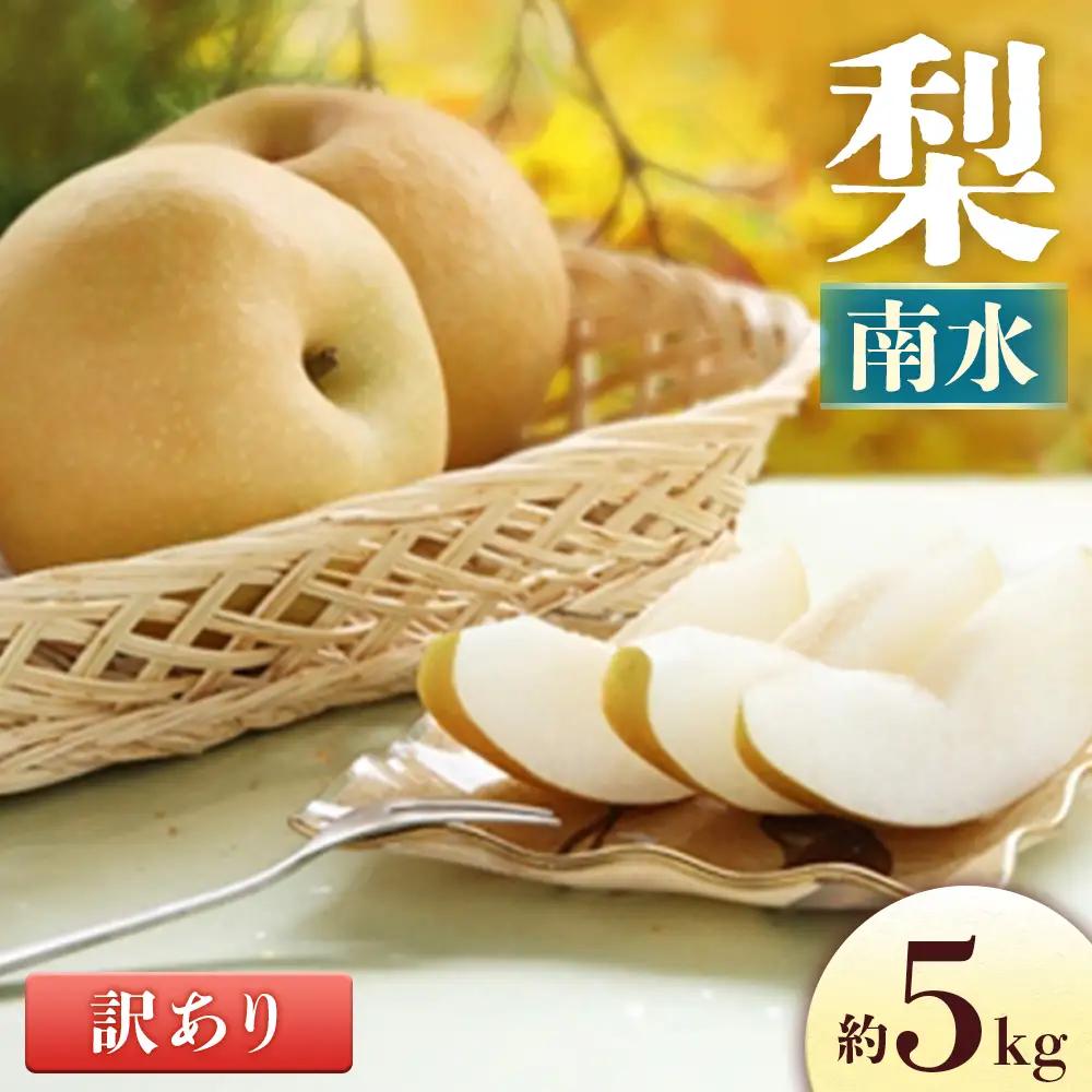梨 南水 約5㎏ 梨 訳あり