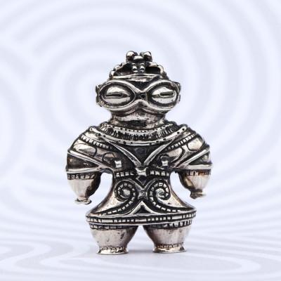 ふるさと納税 市川三郷町 【縄文アクセサリー「Do_goods」】SILVER925初代遮光器土偶 ネックレス 659-436