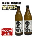 【ふるさと納税】本格焼酎 種子島 金兵衛（きんべえ）900ml ×2本