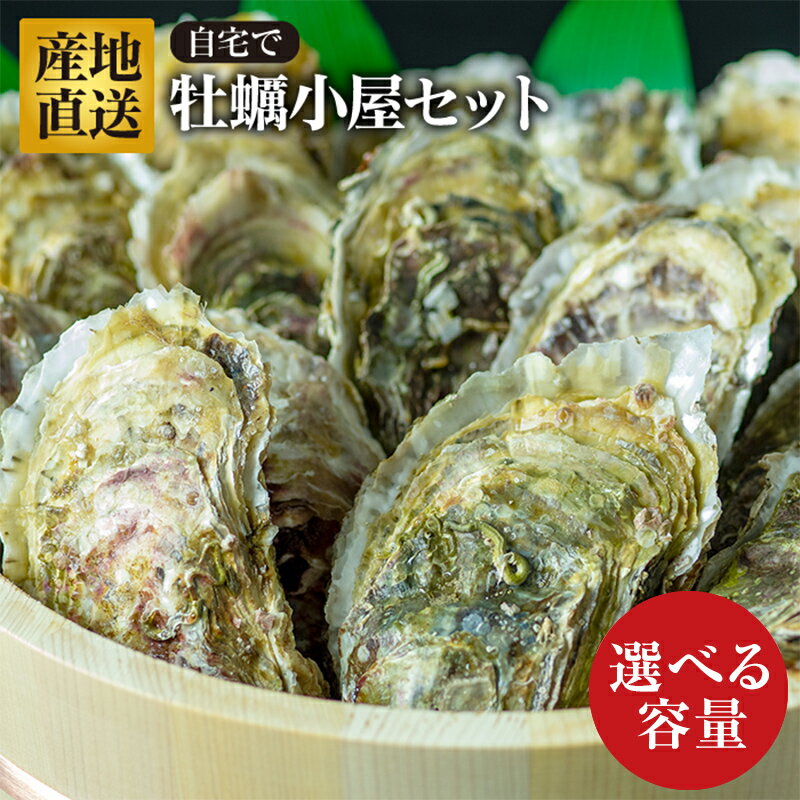 【ふるさと納税】＼選べる容量／【R8年1月15日より順次発送！】びはんの『自宅でかき小屋セット』 三陸山田 三陸産 山田産かき 山田湾 海産品 かき鍋 蒸しかき 牡蠣 カキ 三陸山田牡蠣 YD-585var