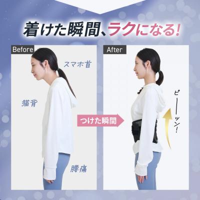 ふるさと納税 名古屋市 ハルクファクター 腰 サポーター ベルト Mサイズ (胴囲78〜88cm) 腰痛ベルト |  | 02
