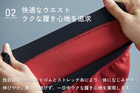 股ずれNOアンダーウェア「SURENA」赤 M×3枚 [2100]