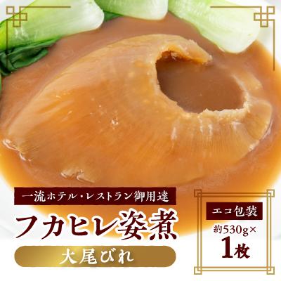 ふるさと納税 館山市 【エコ包装】「フカヒレ姿煮」大尾びれ1枚入り(530g×1枚)　尾びれ重さ約201-240g
