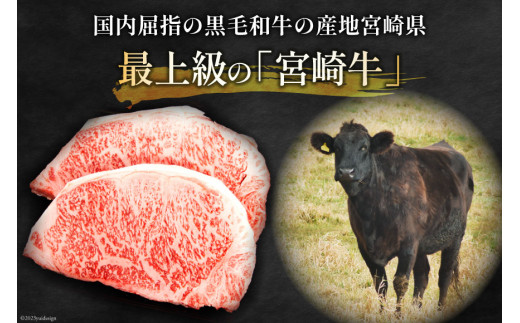 【畜産農家応援】 牛肉 宮崎牛 ロースステーキ 250g×2 計500g [ミヤチク 宮崎県 日向市 452061276] 肉 黒毛和牛 ステーキ ロース 冷凍