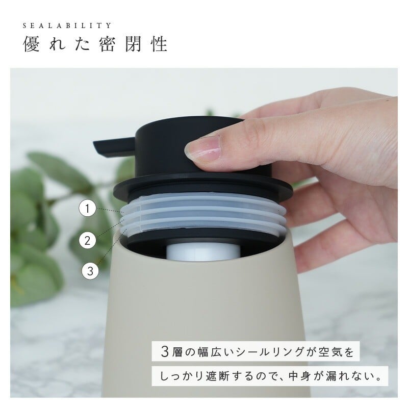 優れた密閉性