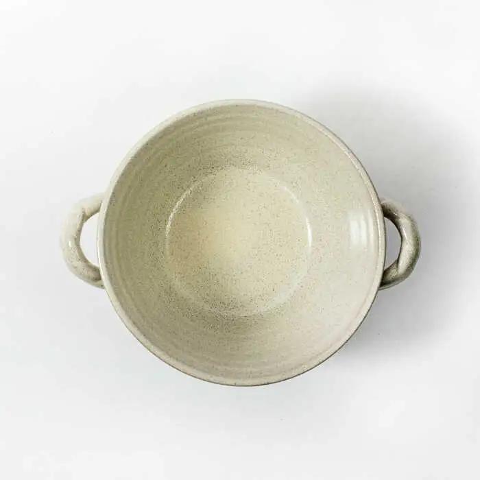 【美濃焼】ナチュラル パスタ皿＆グラタンボウル 4点セット【山正各務陶器】 器 北欧風 クリーム色 (842533)[MFW033]