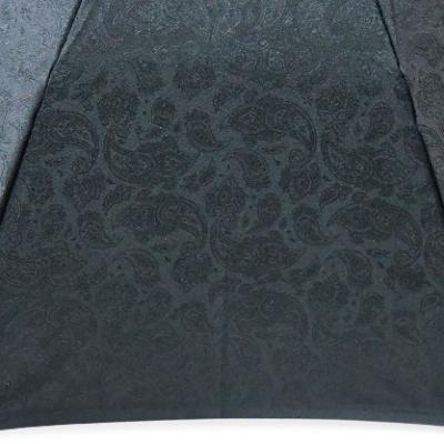 ふるさと納税 富士吉田市 舟久保織物の晴雨兼用折りたたみ傘ペイズリー/ブラック メンズレディース軽量 日本製 |  | 02