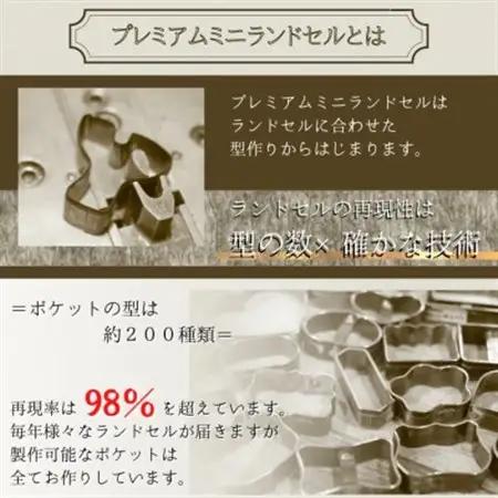 ランドセルリメイク　プレミアムミニランドセル3点セット【1335474】