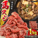 【ふるさと納税】【全12回定期便】馬スジ 1kg ( 500g × 2 ) 熊本県 馬肉 スジ 馬すじ 煮込み 煮物 カレー 生肉 お肉 スジ肉 スジ すじ肉 すじ 料理用 馬 肉 熊本【五右衛門フーズ】[YBZ042]